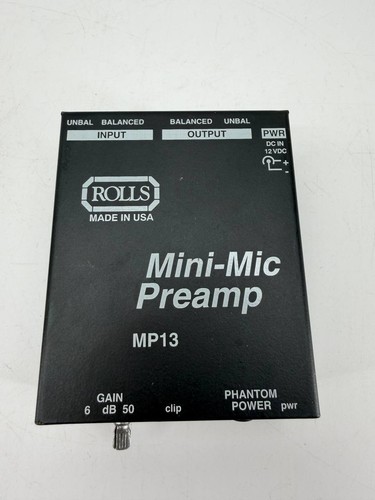 Rolls mp13 mini mic microphone - mini-mic,